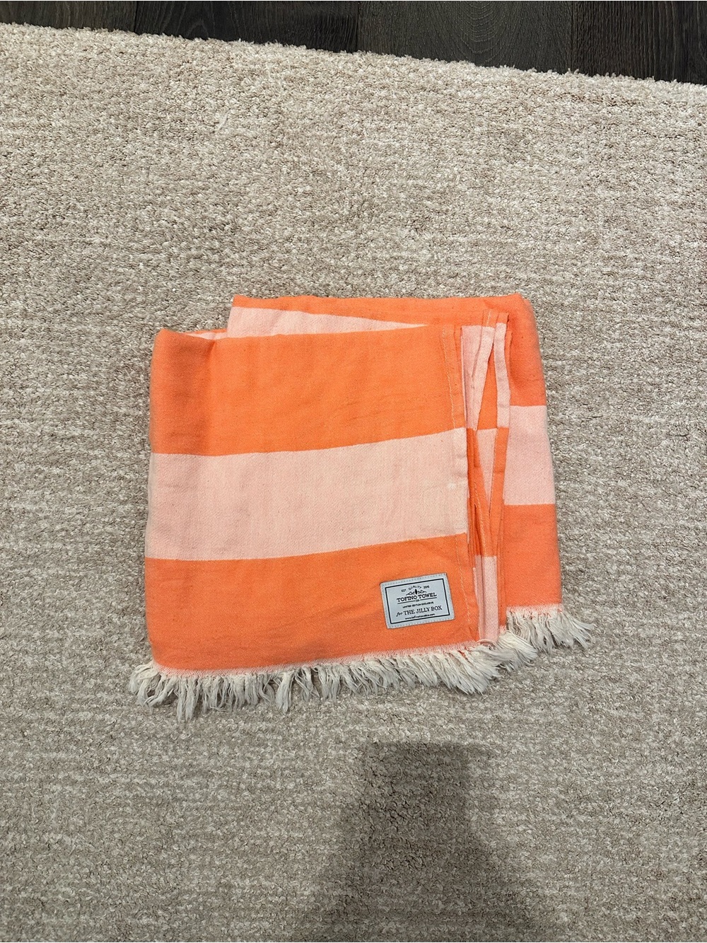 Jillian Harris x Tofino Towel Summer Striped Fringe Throw Blanket